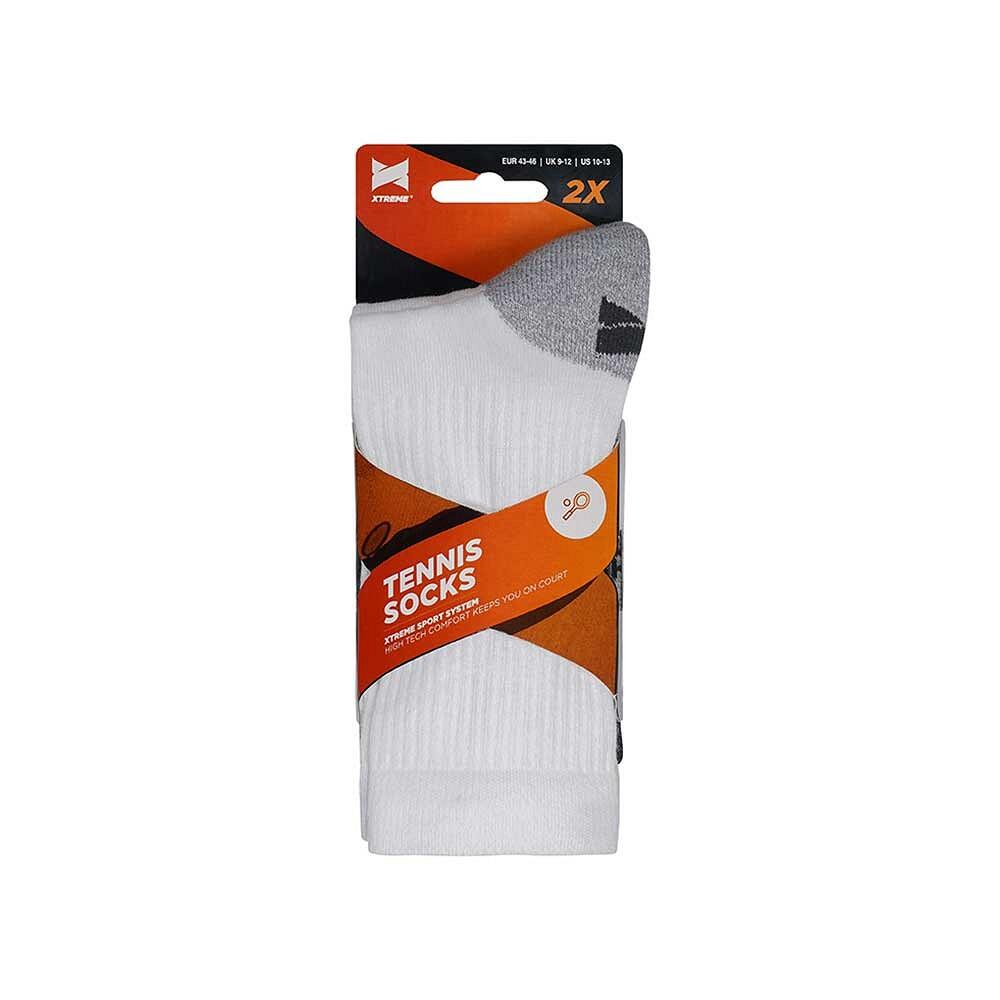 Xtreme tennis/paddle tennis socks (2 pcs.), multi-colored white XTREME SOCKSWEAR , white