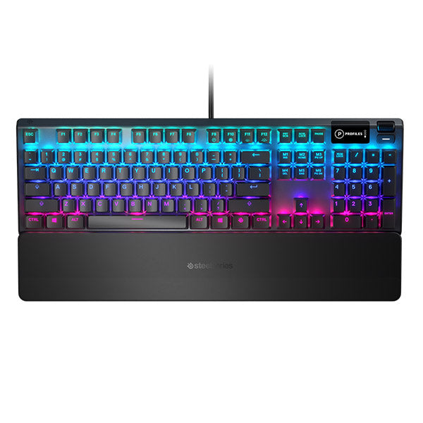 Wired gaming keyboard SteelSeries Apex 5, Hybrid Blue Switch, black