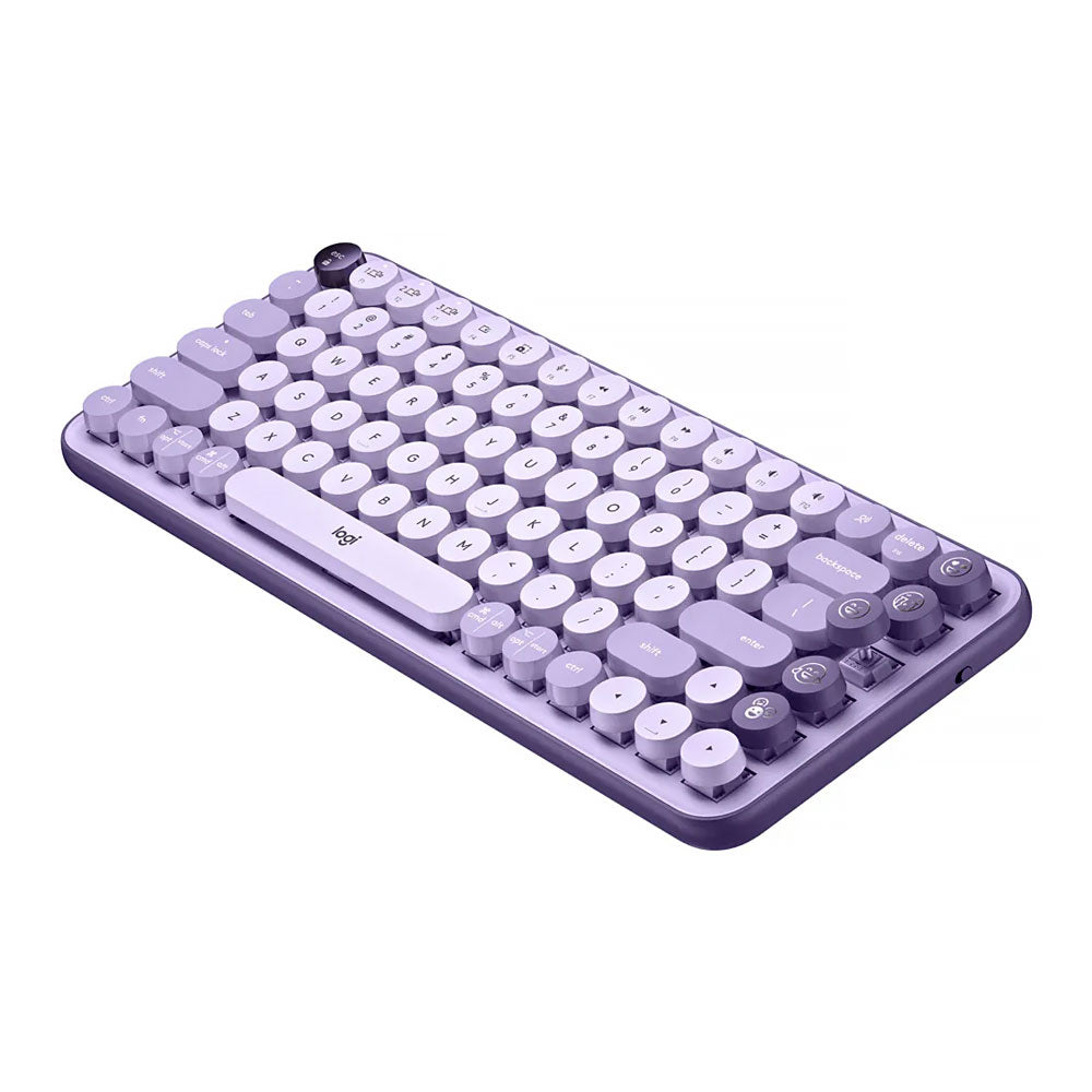 Keyboard Logitech POP Keys, English layout, purple