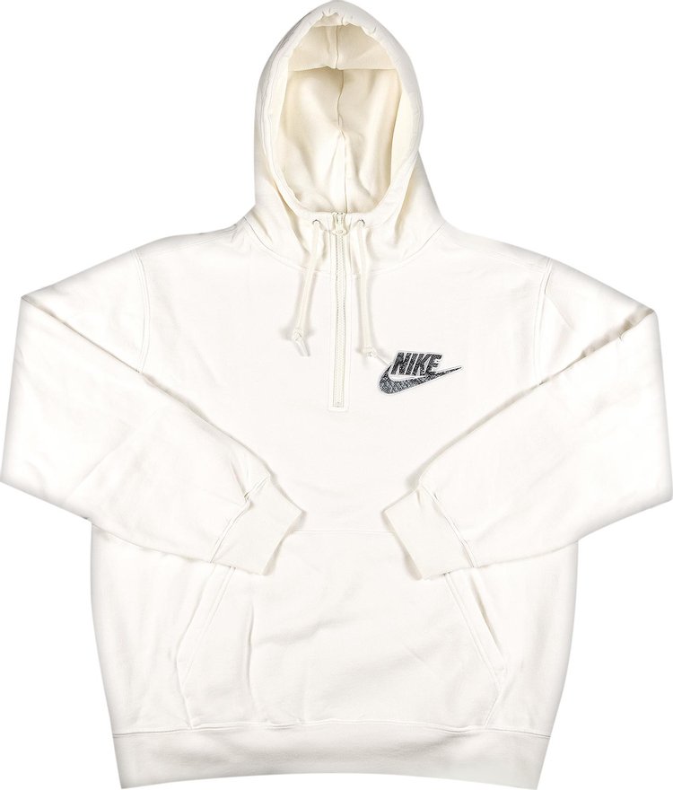 سويت شيرت Supreme x Nike Half Zip Hooded Sweater 'White'، أبيض