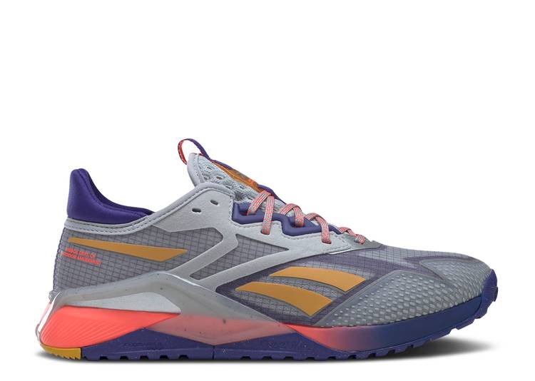 حذاء رياضي Reebok WMNS NANO X2 TR ADVENTURE 'GRAY BOLD PURPLE' باللون الرمادي