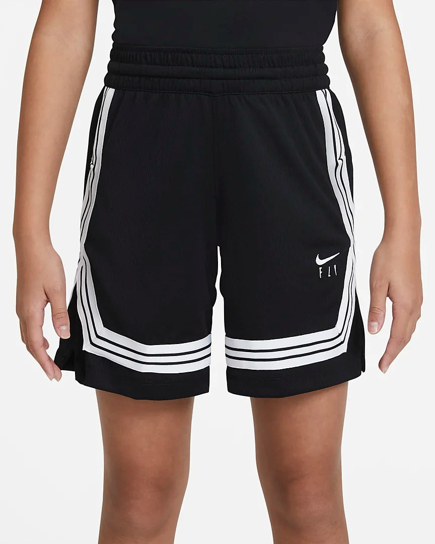 Nike Fly Crossover Big Kids' (Girls') Basketball Shorts, black/white