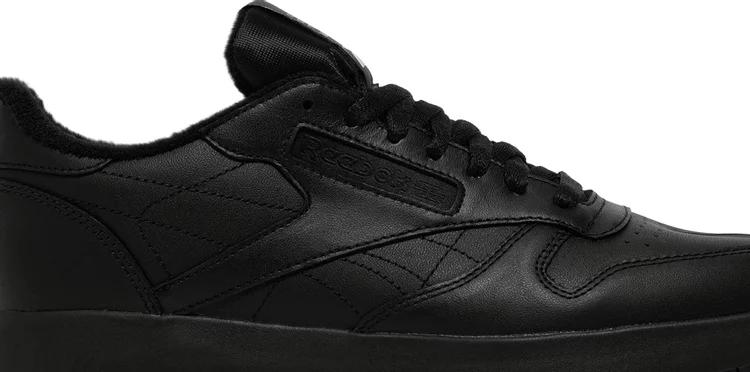 حذاء رياضي Maison margiela x classic leather tabi 'black' من Reebok باللون الأسود