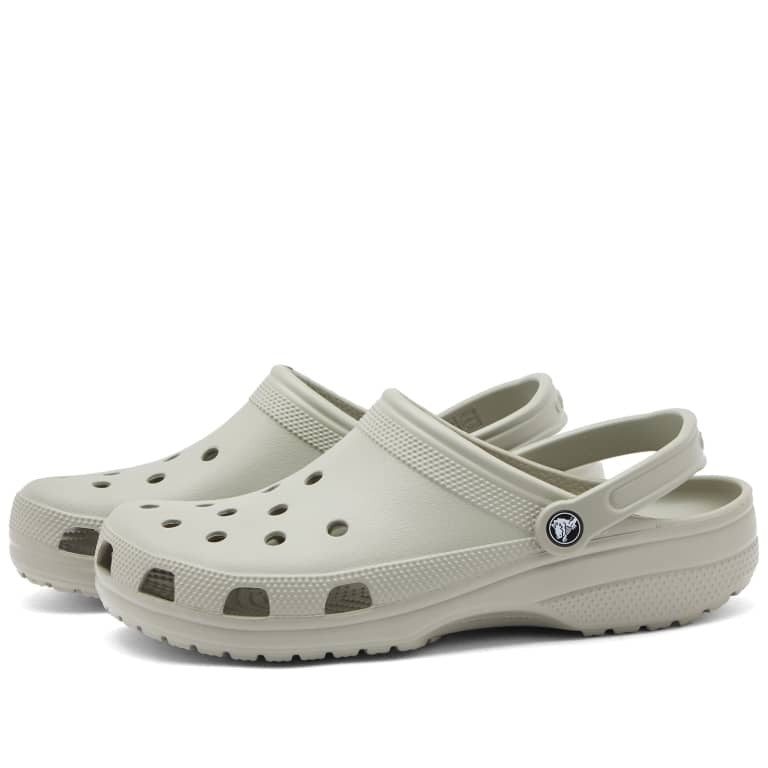 Crocs Classic clogs, light gray