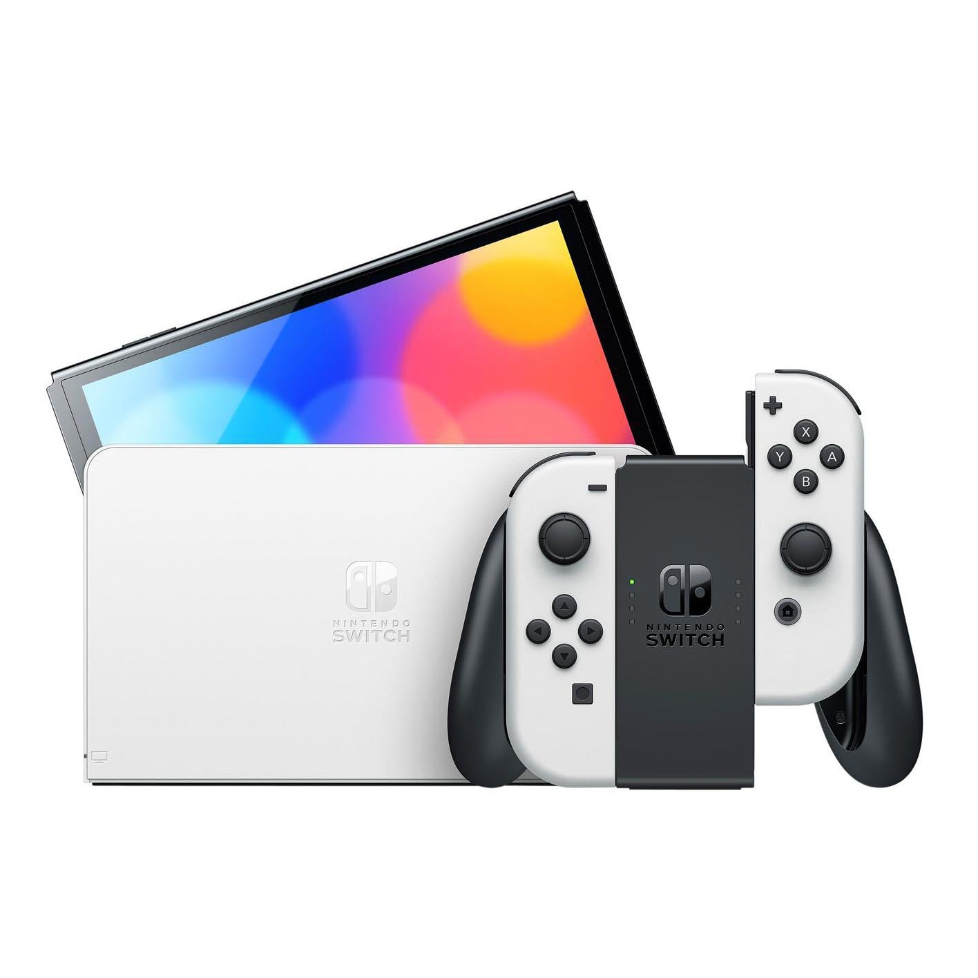 Nintendo Switch OLED game console, white