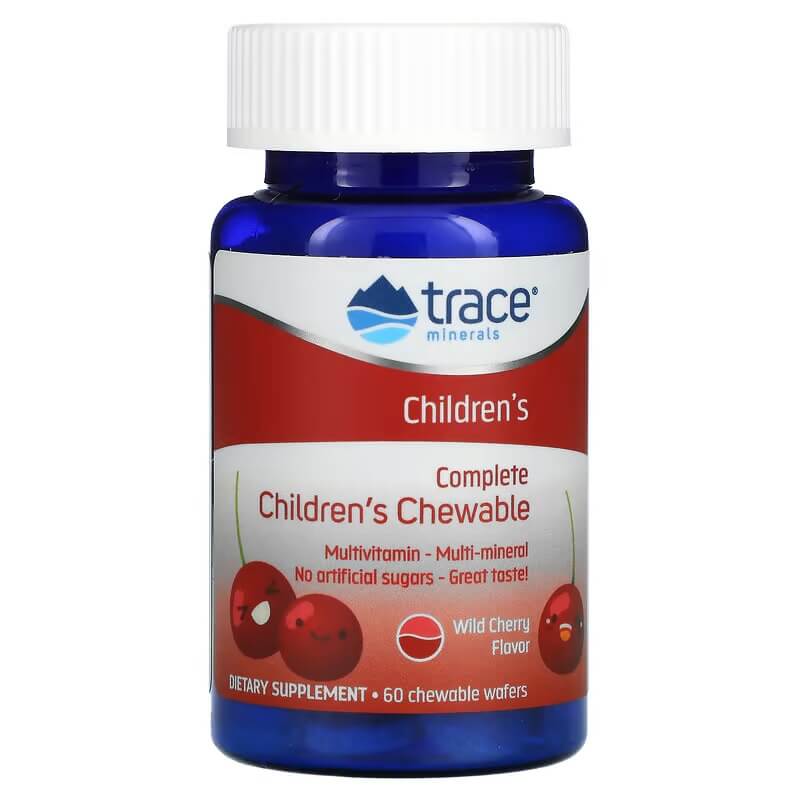 Trace Minerals Children's Multivitamin, Wild Cherry Flavor, 60 Gummies