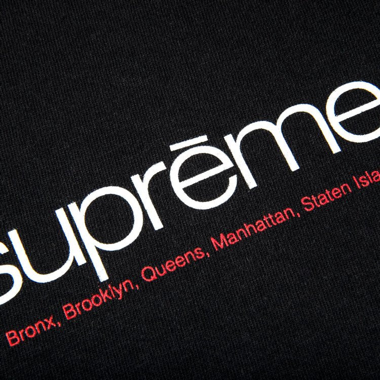 تي شيرت Supreme Five Boroughs باللون الأسود