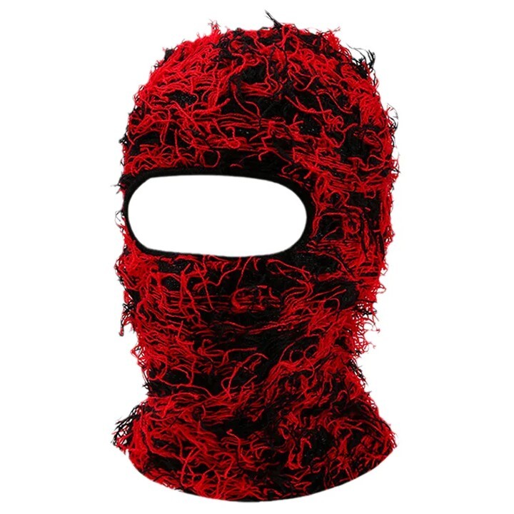 Balaclava unisex US8ACC Funny, red/black