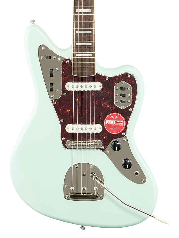 Squier Classic Vibe 70s Jaguar Indian Laurel Neck Surf Green