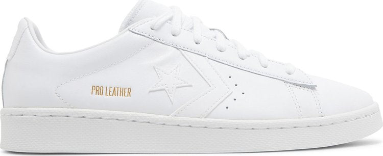 Converse Pro Leather Low Triple White Sneakers