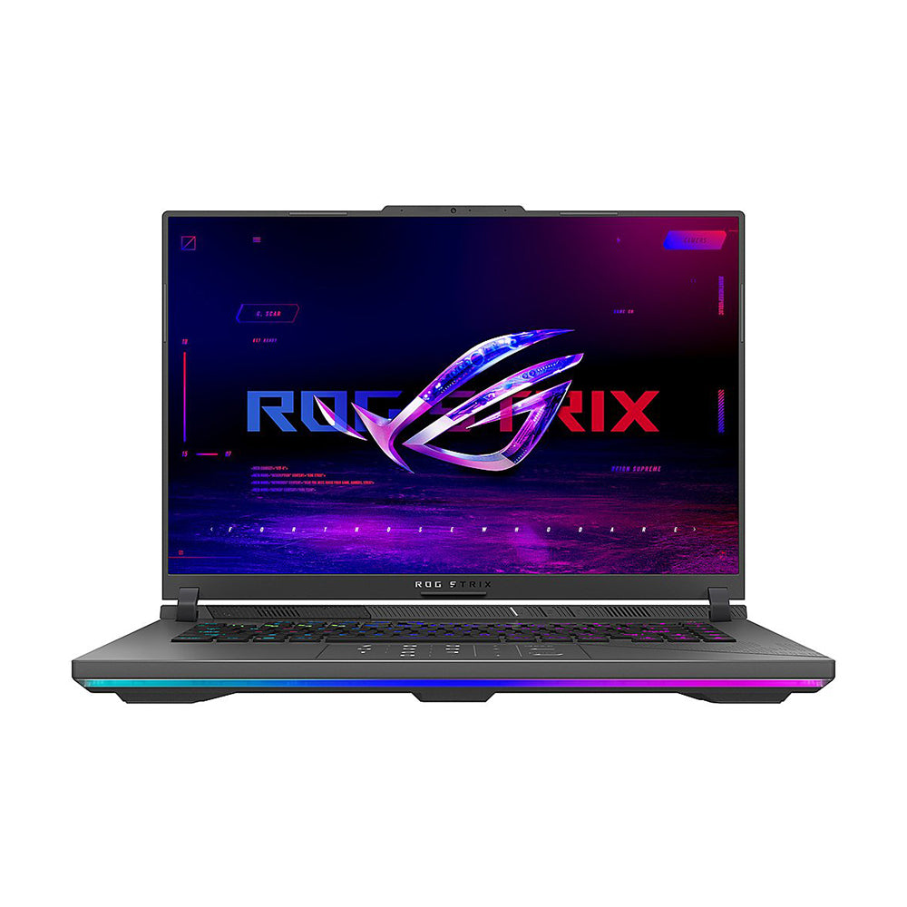 لابتوب ألعاب Asus ROG Strix G16 (2024)، 16 بوصة، 16 جيجابايت/1 تيرابايت، i9-14900HX، RTX 4060، لوحة مفاتيح إنجليزية رمادية