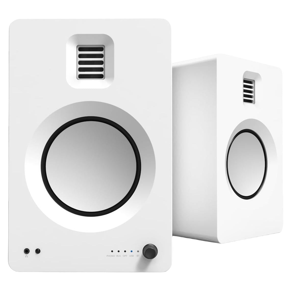 Bookshelf speakers Kanto TUK Premium with stands SE6, 2 pcs, white