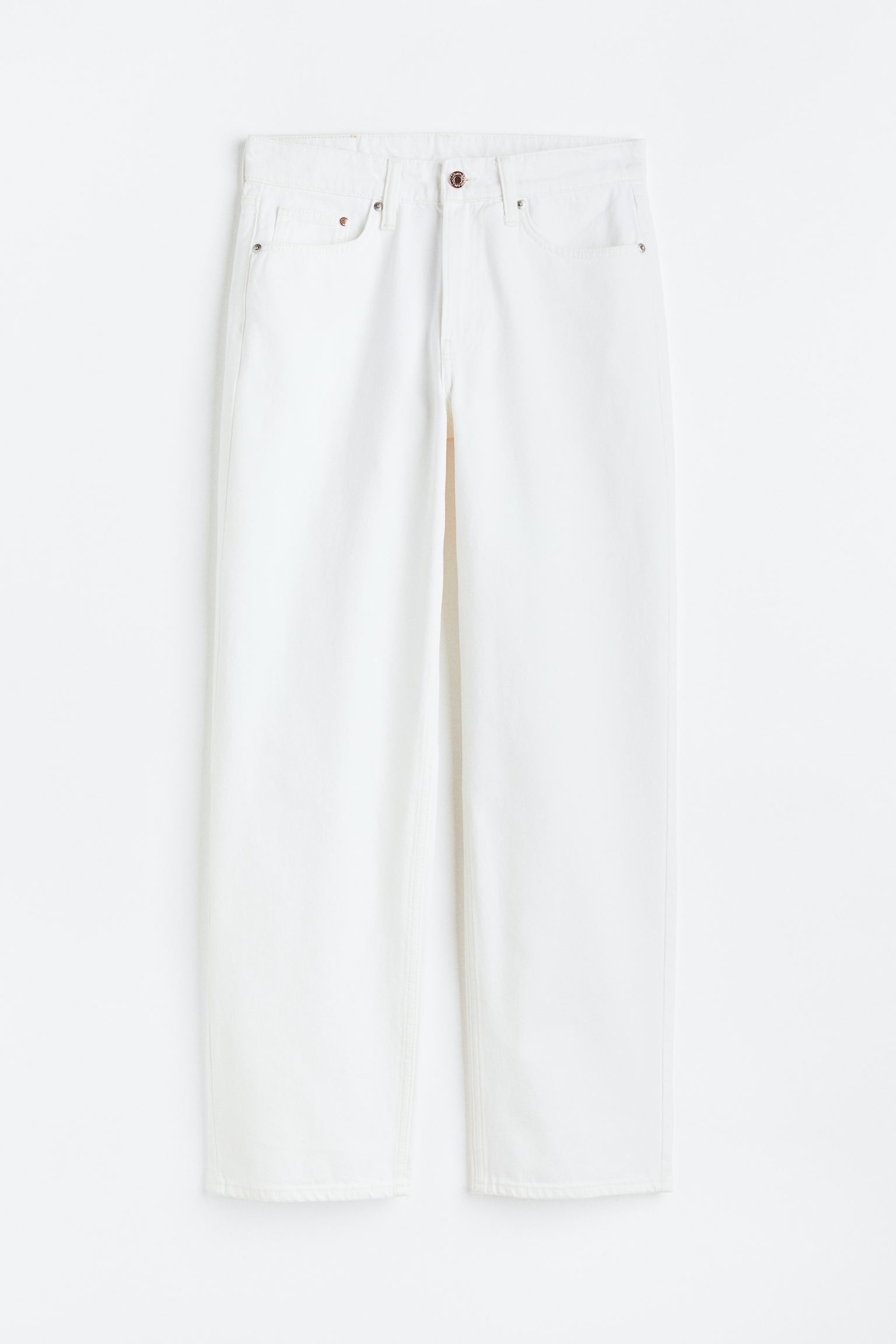 H&M 90s Baggy Low jeans, white