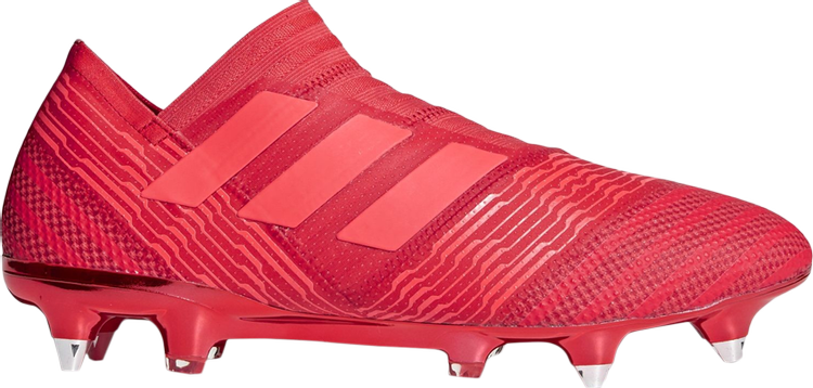 حذاء Adidas Nemeziz 17+ SG 'Real Coral' باللون الأحمر