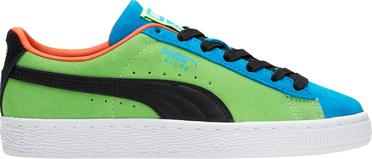 Puma Suede Big Kid Water Fight sneakers, green