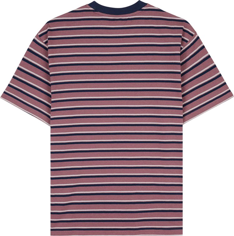 Brain Dead 94 Striped T-Shirt 'Pink', Pink