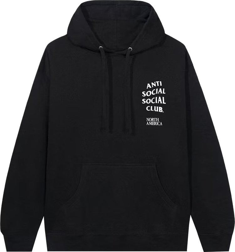 Anti Social Social Club North America Hoodie 'Black'