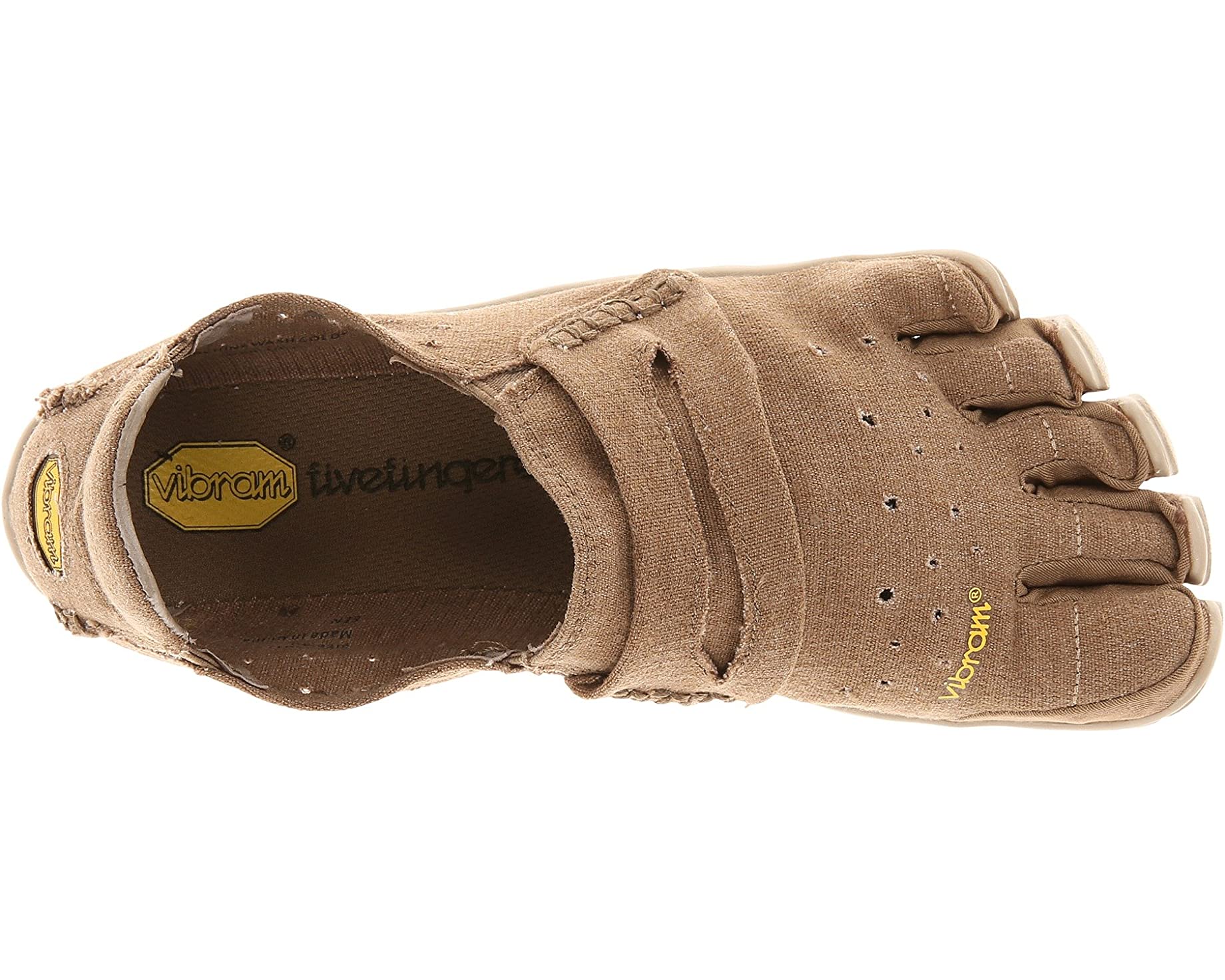 حذاء CVT-Hemp Vibram FiveFingers، لون كاكي