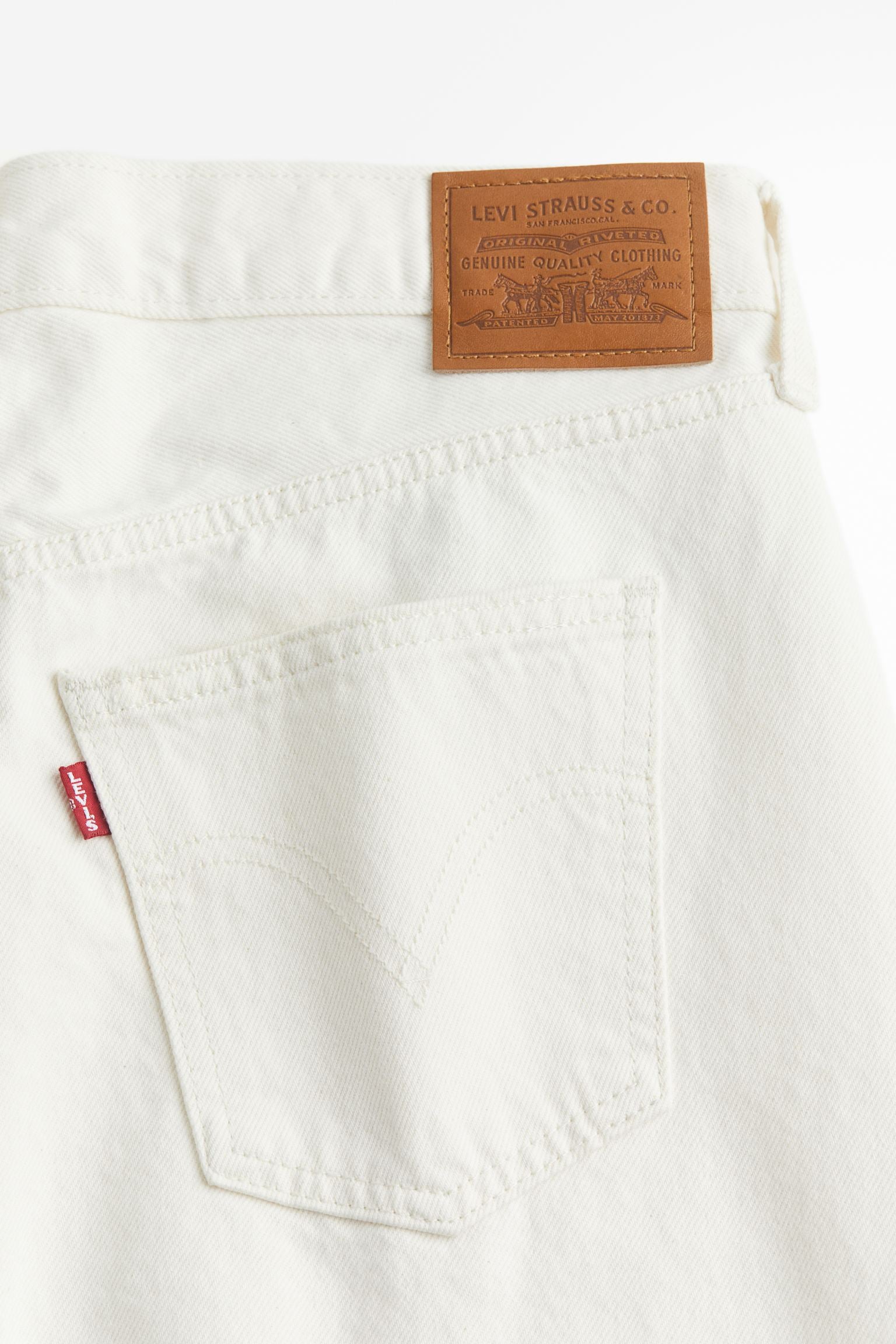 Levi's Ankle Column Skirt, white