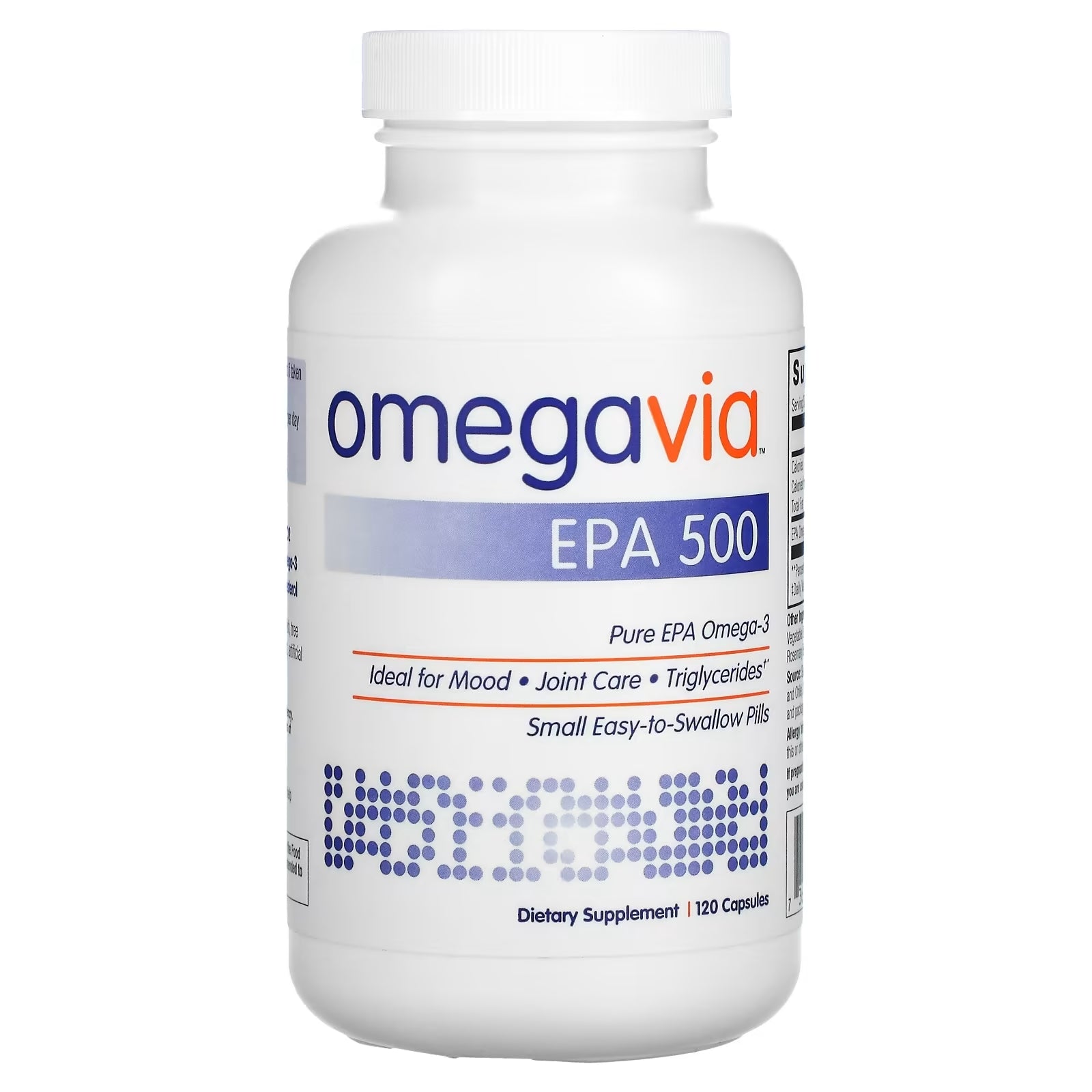 Pure Omega-3 OmegaVia, 120 capsules