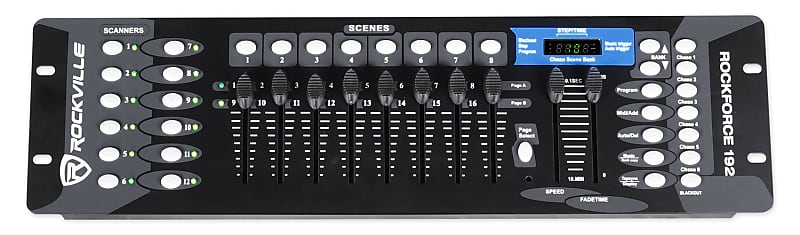 Rockville Rockforce DMX Light/Fog 192-Channel Lighting Controller