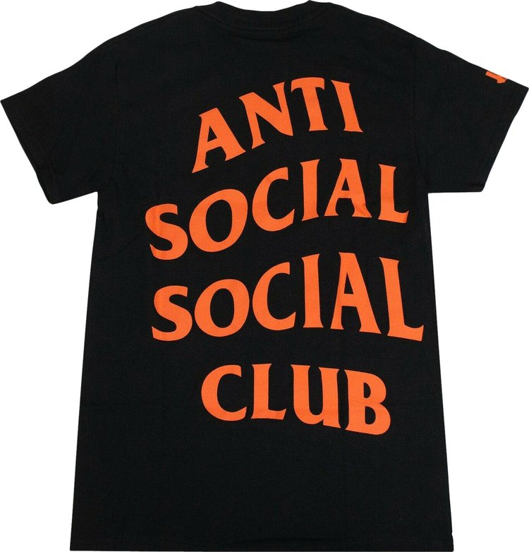 Anti Social Social Club x Undefeated Paranoid Logo T-Shirt 'Black', Black