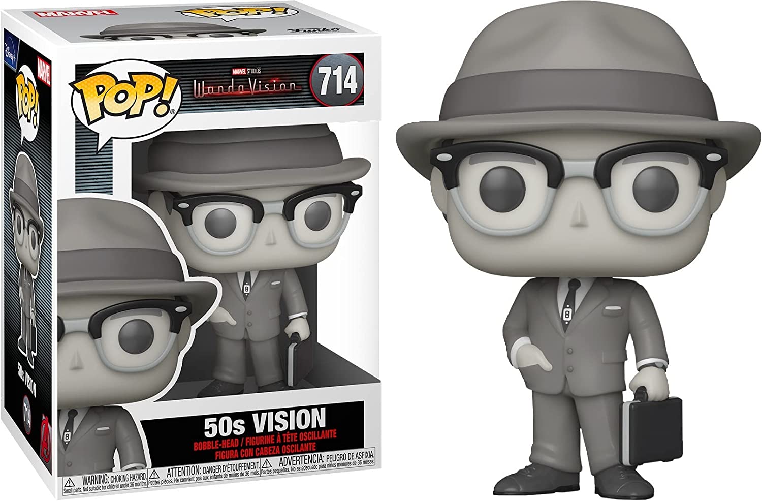 Vision 50s Funko Pop Marvel Wandavision Figure