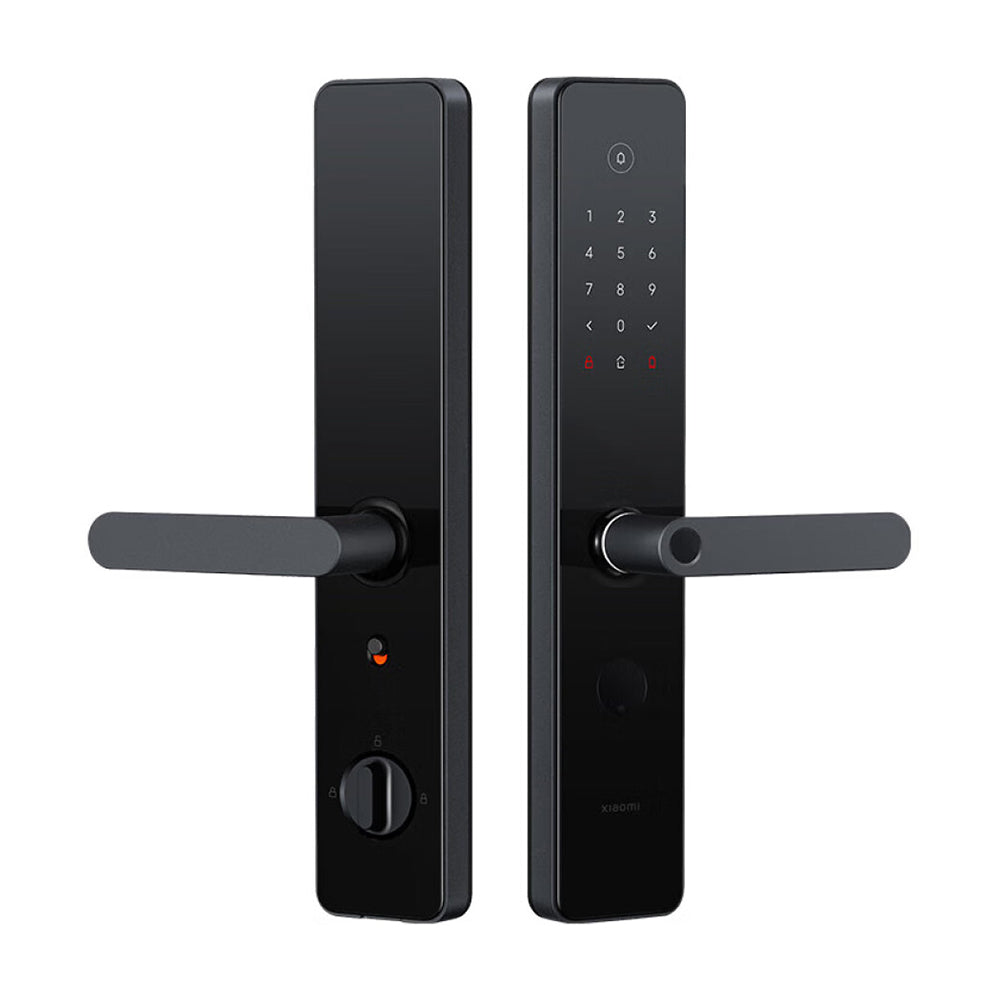 قفل الكتروني Xiaomi Smart Door Lock E20 WiFi، بيومتري، أسود