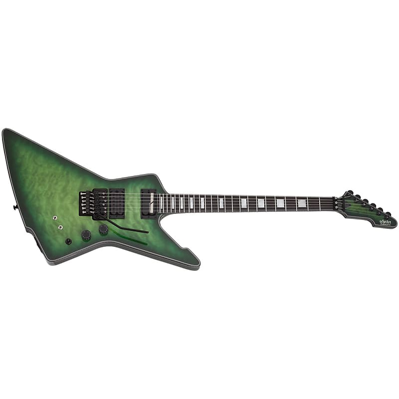 Schecter E-1 FR-S TGB Sustainiac Trans Green Burst - BRAND NEW