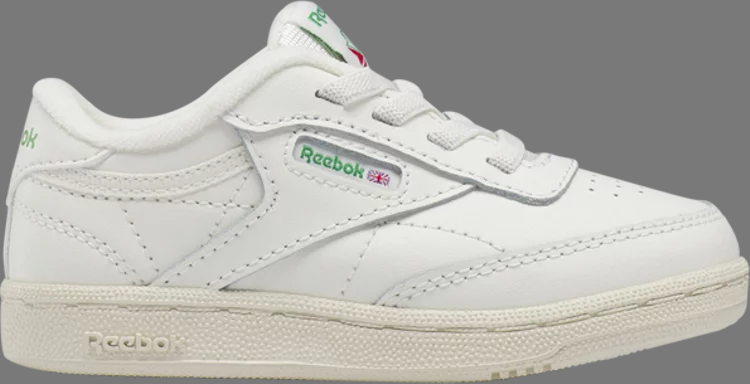 Club c toddler 'chalk glen green' Reebok sneakers, white