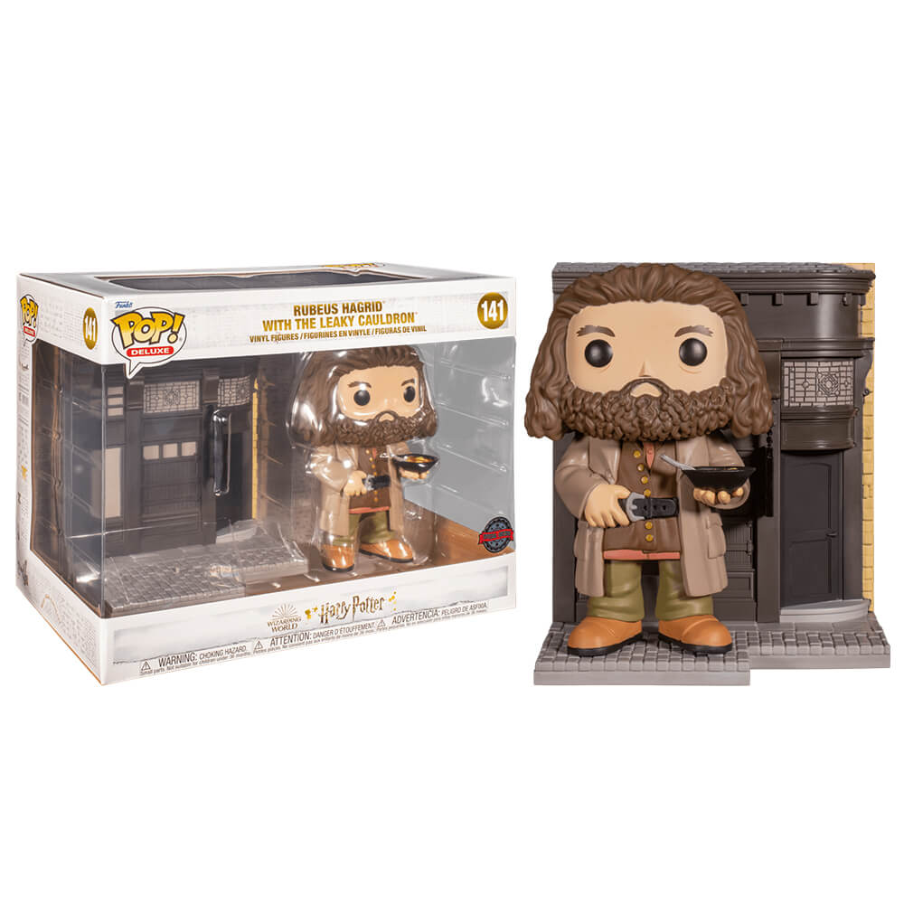 Funko Pop! Deluxe Wizarding World Harry Potter, Rubeus Hagrid and the Leaky Cauldron