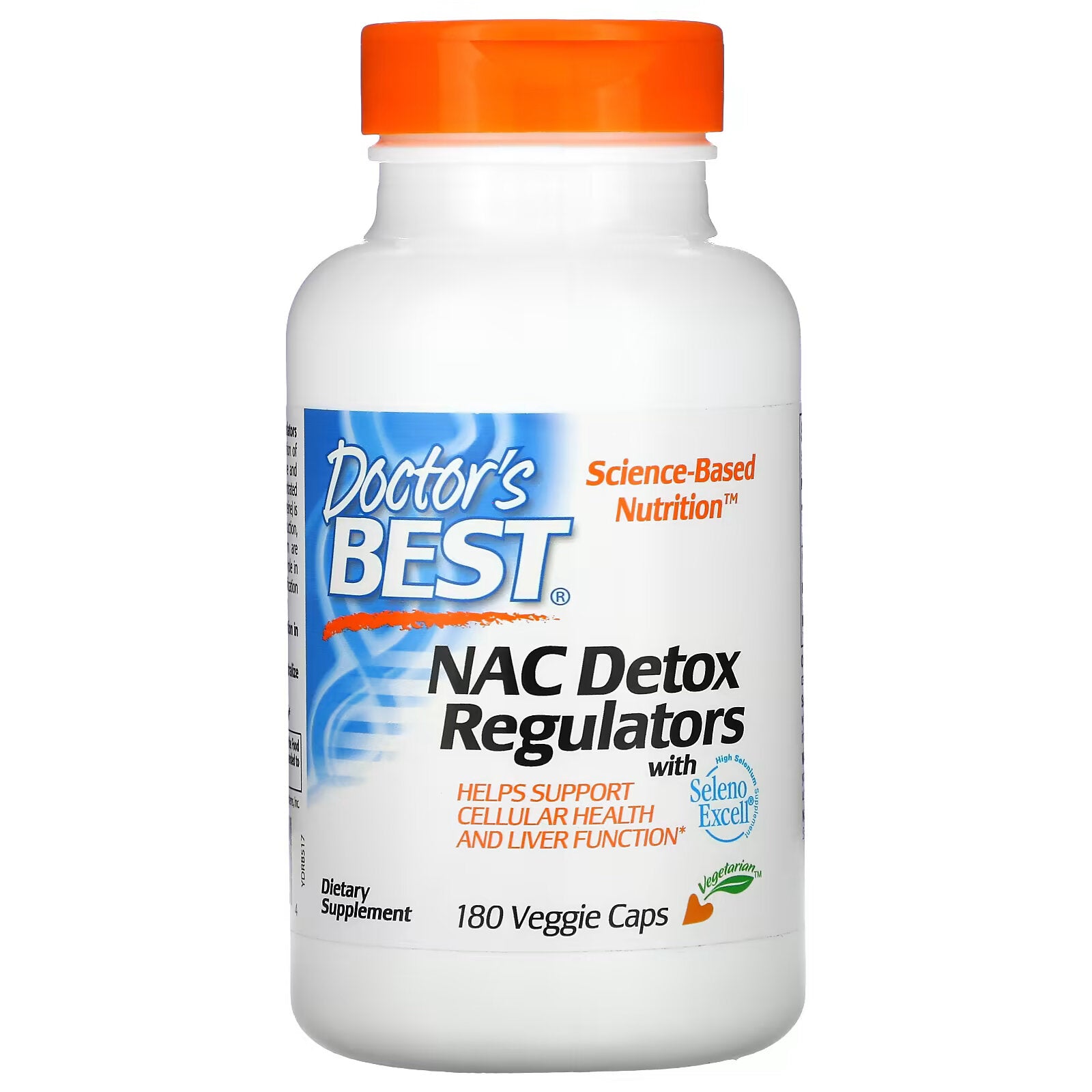 Doctor's Best N-Acetyl Cysteine (NAC), 180 Veggie Capsules