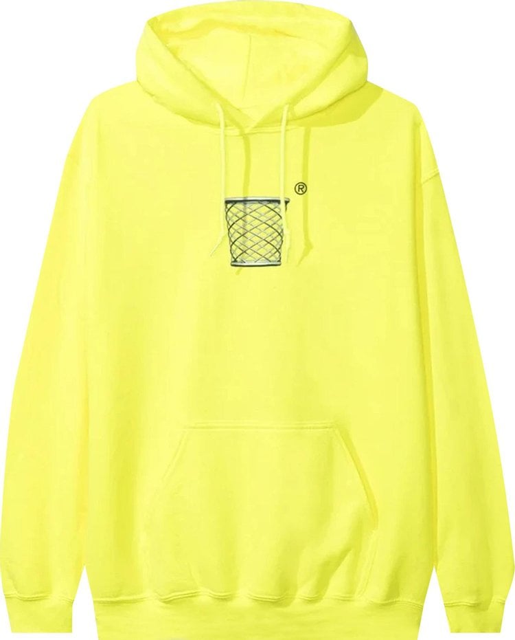 Anti Social Social Club Buckets Hoodie 'Neon', yellow