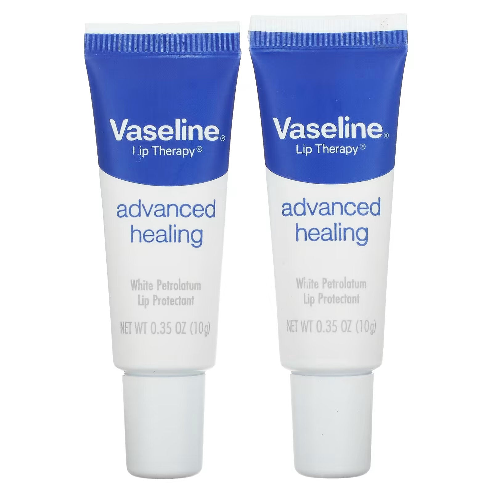 Vaseline, Lip Therapy, Enhanced Healing, 2 Tubes, 0.35 oz (10 g)