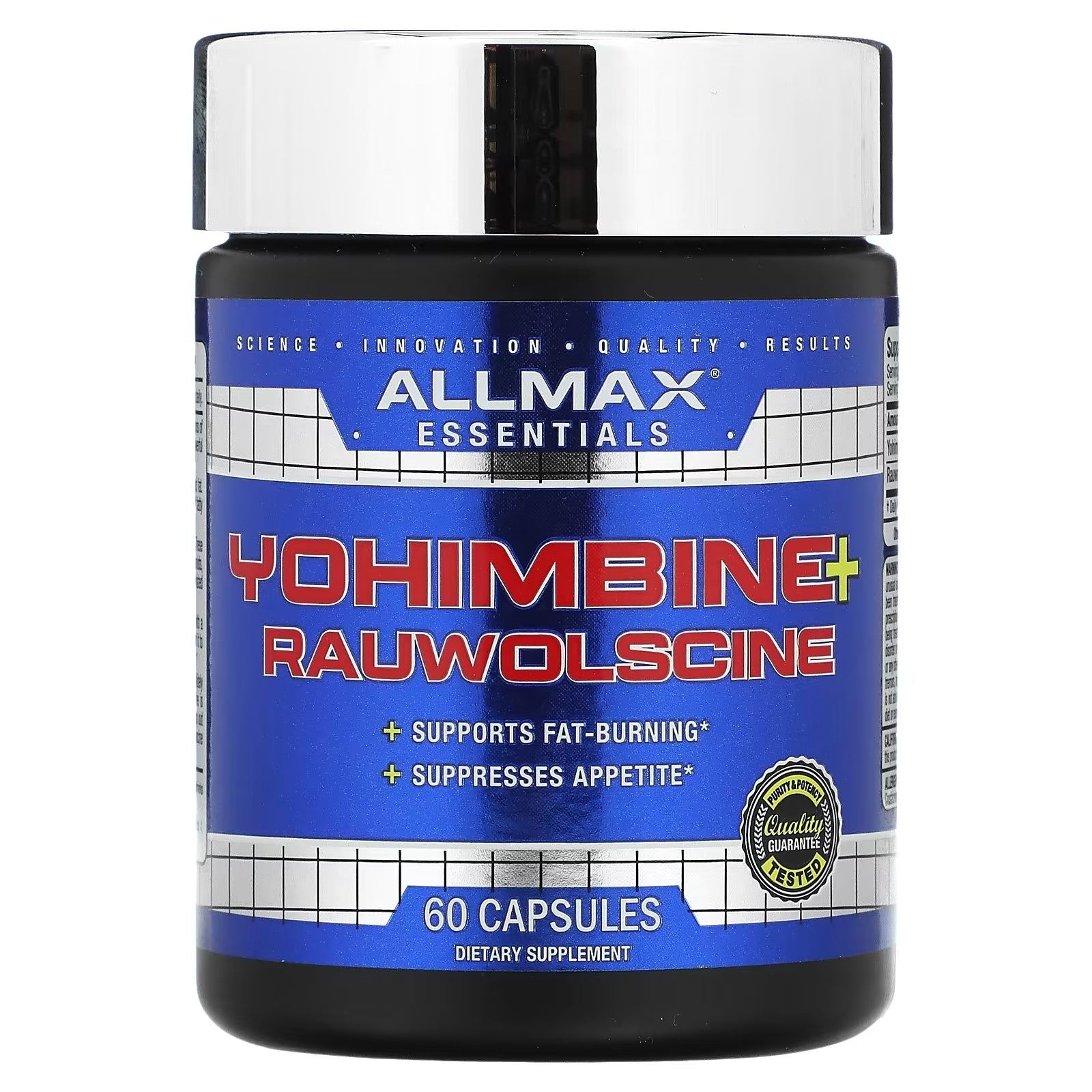 Yohimbine Hydrochloride and Rauwolscine ALLMAX, 60 capsules