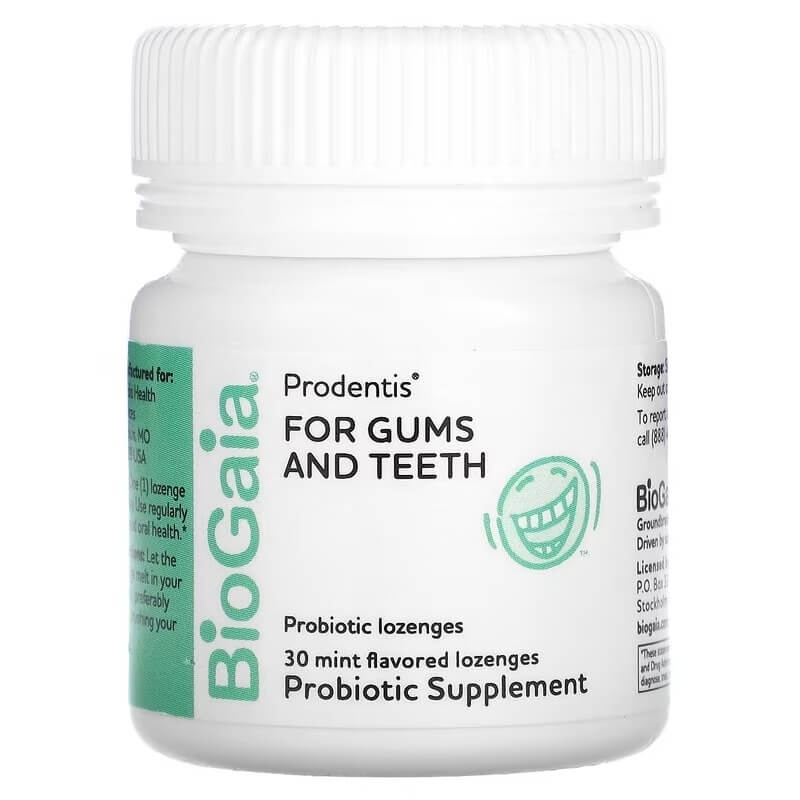 Probiotic for gums and teeth BioGaia mint, 30 lozenges