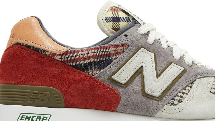 New Balance 1300 Made in USA 'Plaid Pack - Grey' Sneakers, Gray