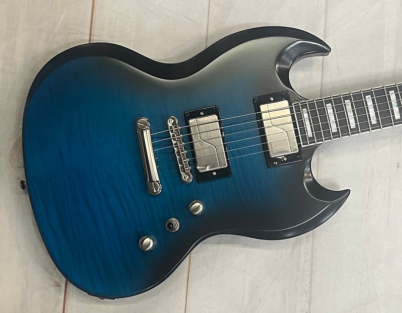 جيتار Epiphone SG Prophecy 2021 Blue Tiger Aged Gloss