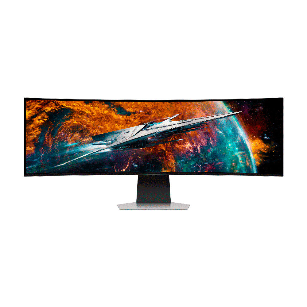 Gaming monitor Samsung S49CG952SC, 49", 5120 x 1440, 240 Hz, OLED, silver