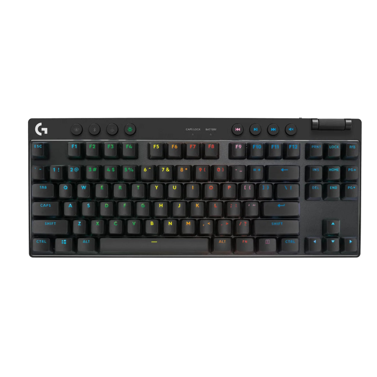 Gaming keyboard Logitech G PRO X TKL Lightspeed, Clicky (GX Blue), black, English layout