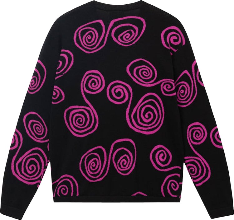 Stussy Hand Drawn S Sweater 'Black', black