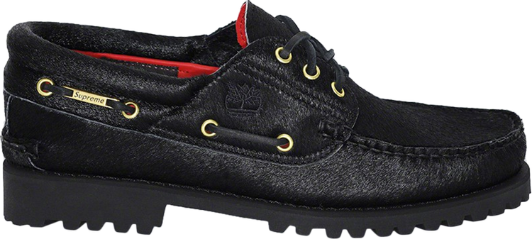 حذاء رياضي Supreme x 3-Eye Classic Lug Black، أسود