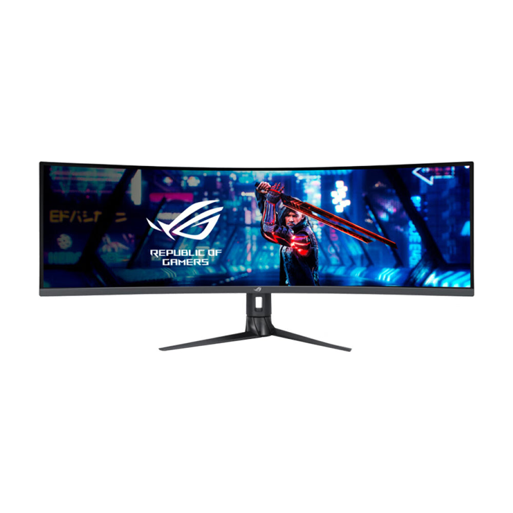 شاشة الألعاب Asus ROG Swift XG49WCR، 49 بوصة، 5120 × 1440، 165 هرتز، VA، أسود