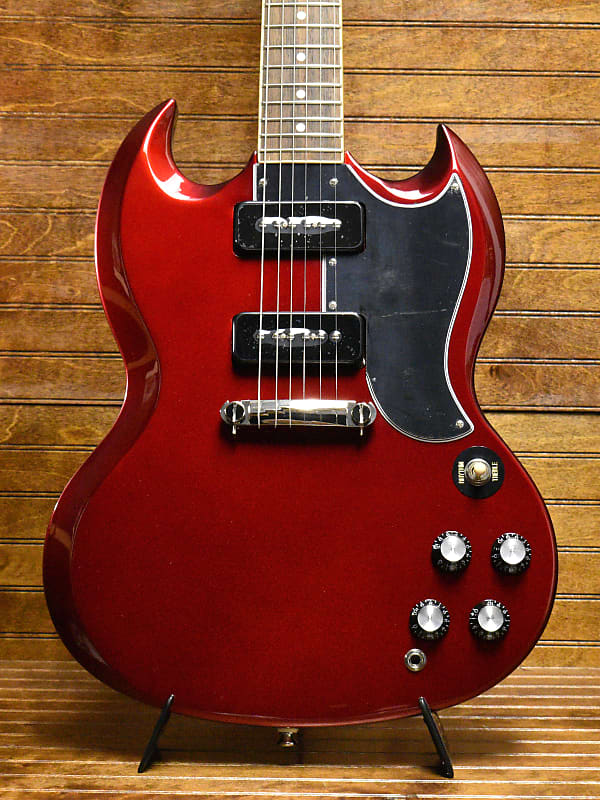 Epiphone SG Special P-90، لون بورجوندي لامع EPIPHONE SG SPECIAL P 90 لون بورجوندي لامع