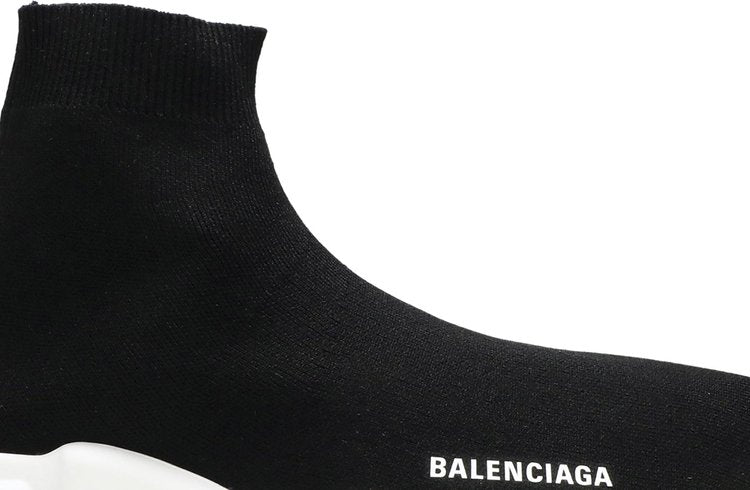 حذاء رياضي Balenciaga Speed ​​باللون الأسود والأحمر