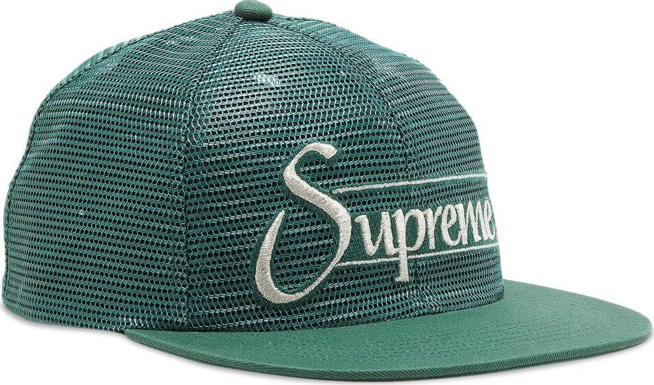 Supreme Mesh 6-Panel Baseball Cap, Green