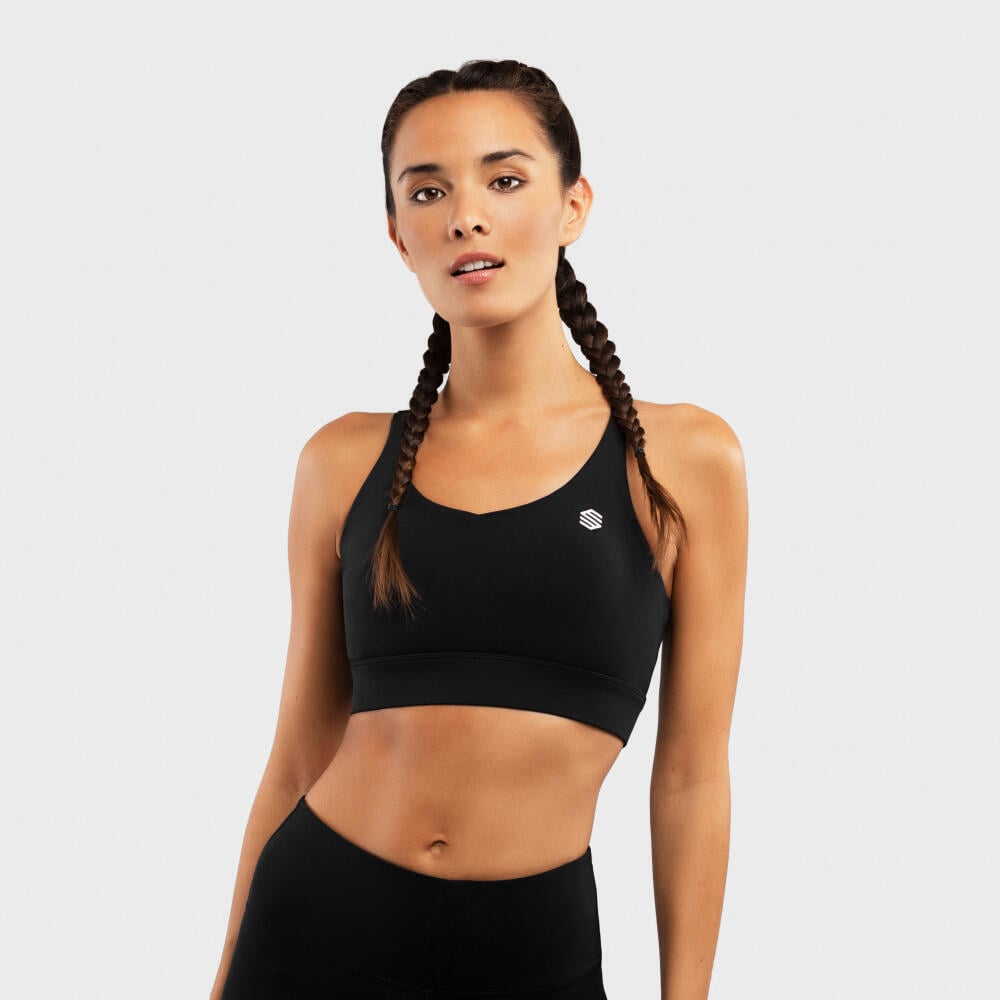 Sports Bra - High Support Pacemaker, Black SIROKO, Black