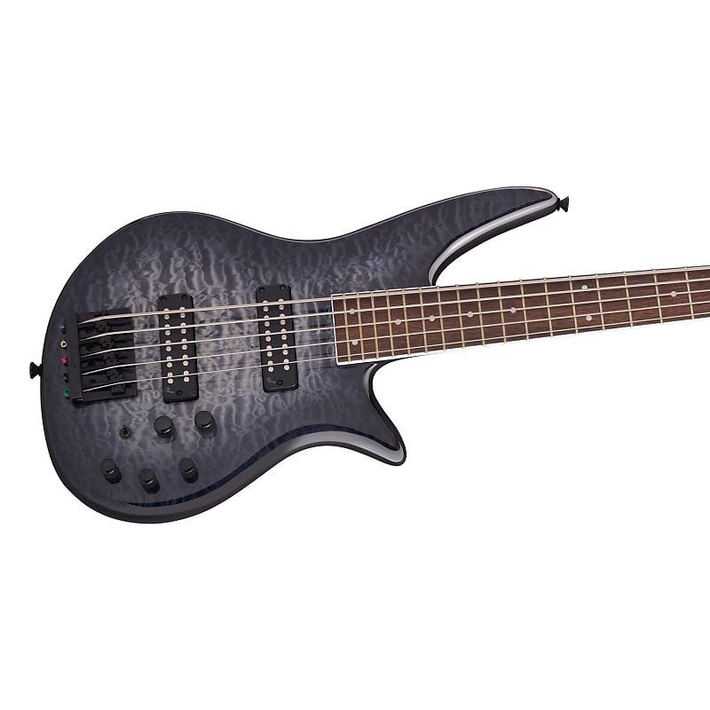 Guitar Jackson X Series Spectra Bass SBXQ V, Laurel, Transparent Black Burst 2919924585