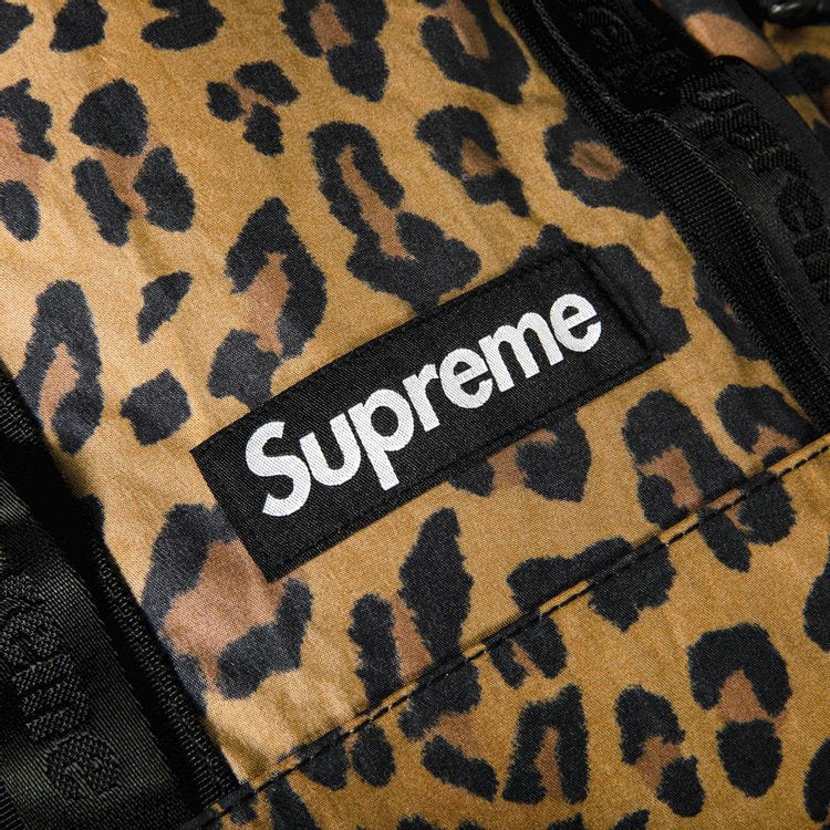 Supreme Backpack Leopard, brown