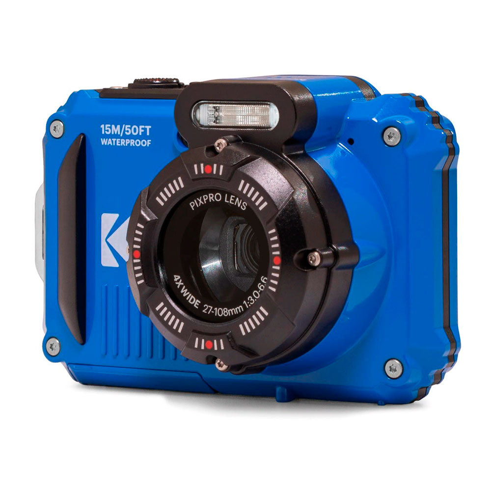 Kodak PixPro WPZ2 Digital Camera, Waterproof, Shockproof, Blue